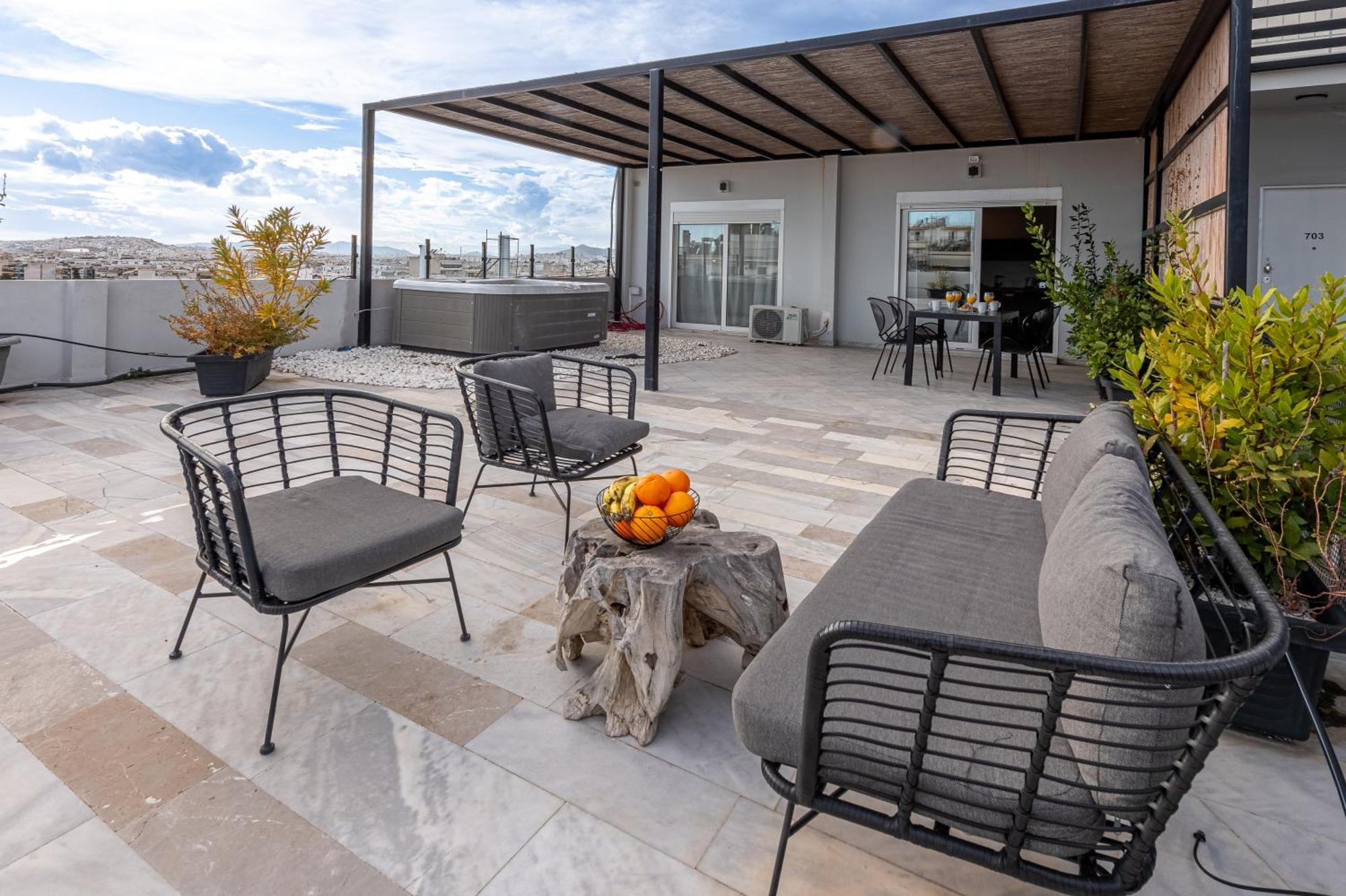 Athenian Infinity Apartments Bagian luar foto